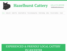 Tablet Screenshot of hazelhurstcats.co.uk